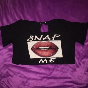 Snap me👄 crop top